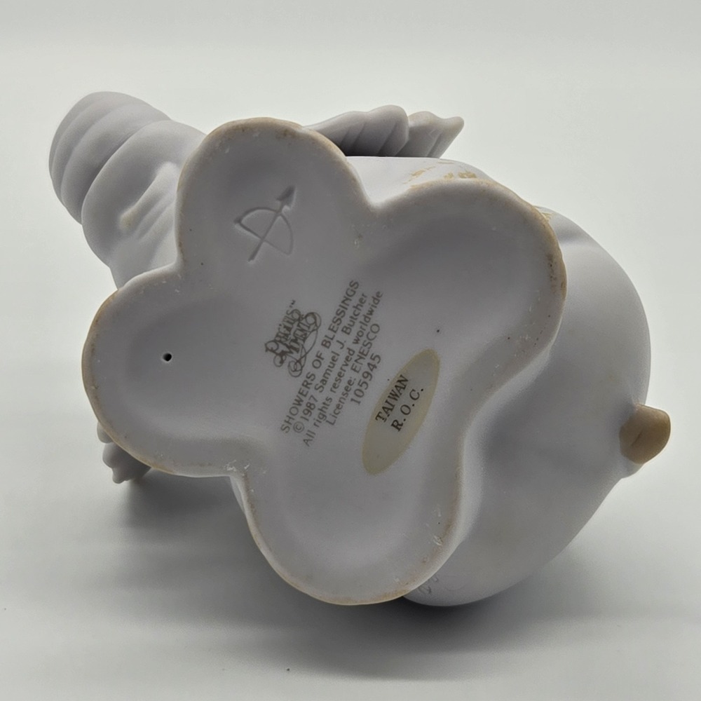Precious‎ Moments Showers of Blessings Elephant Mouse Figurine 1987 Enesco - Picture 8 of 9